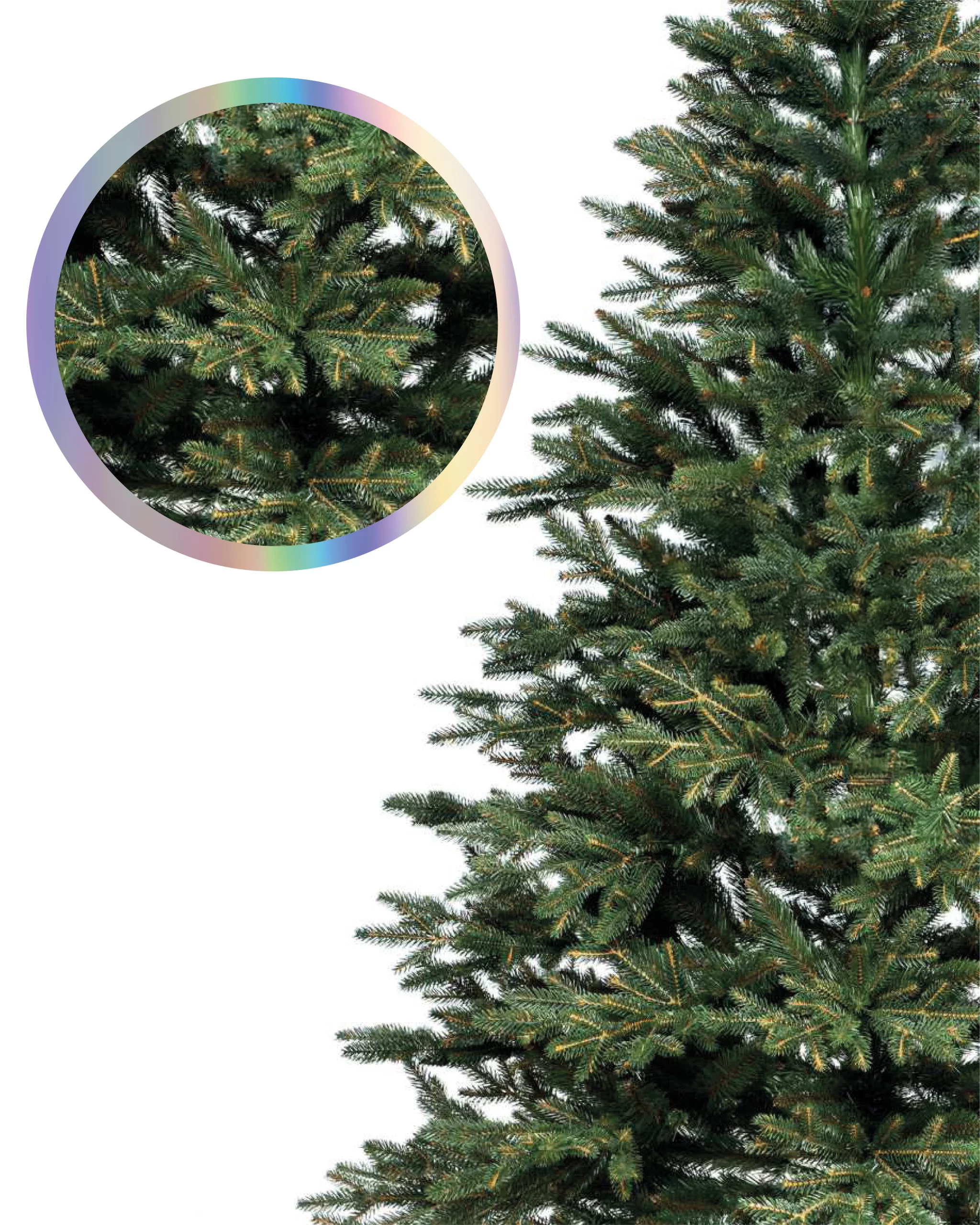 Świerk jak żywy PE 70% premium 220CM (G70) - obrazek 3